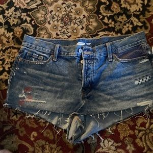 16 plus OG high rise denim shortsOld Navy